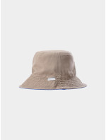 Pánský oboustranný bucket hat 4F - béžový/modrý