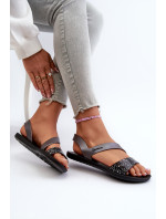 Dámské sandály Ipanema Vibe Sandal Fem Black and Silver