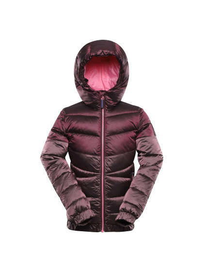 Dětská hi-therm bunda s impregnací ALPINE PRO GROLLO pink cosmos