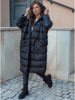 Dámská zimní bunda oversize s kapucí ANNIKA černá Dstreet TY4541