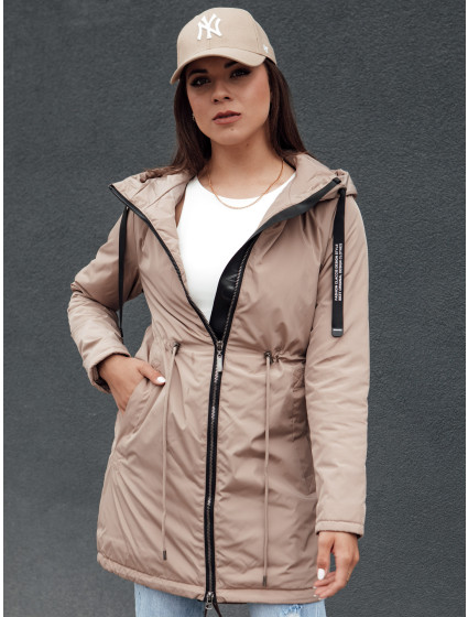 Dámská parka bunda URBANJOY béžová Dstreet TY4386