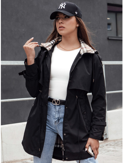 Dámská parka bunda FASHLOVE černá Dstreet TY4392