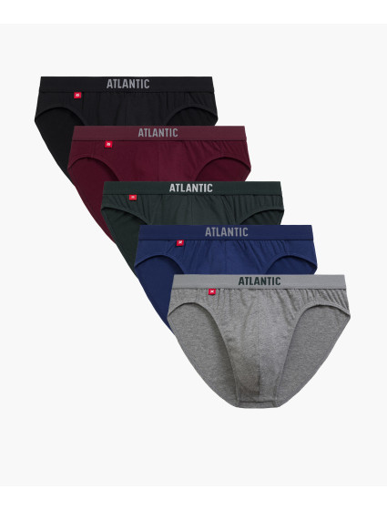 Pánské slipy ATLANTIC Sport 5Pack - vícebarevné