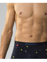 Pánské boxerky ATLANTIC 3Pack - tmavě modré