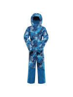 Dětská kombinéza s membránou ptx snow ALPINE PRO KIREMO neon atomic blue varianta pb