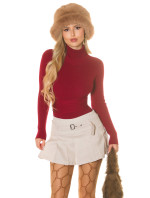 Sexy KouCla Turtleneck jumper w. back cut out