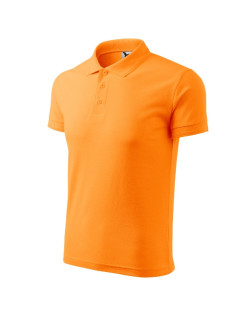 Pique Polo polokošile pánská tangerine orange