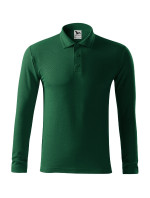 Pique Polo LS polokošile pánská dark green