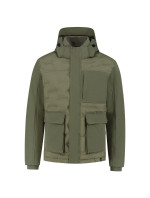 Puffer Jacket model 20642874 bunda unisex army - MALFINI, a.s.