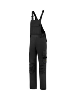 Bib & Brace Twill Cordura pracovní kalhoty s laclem unisex černá