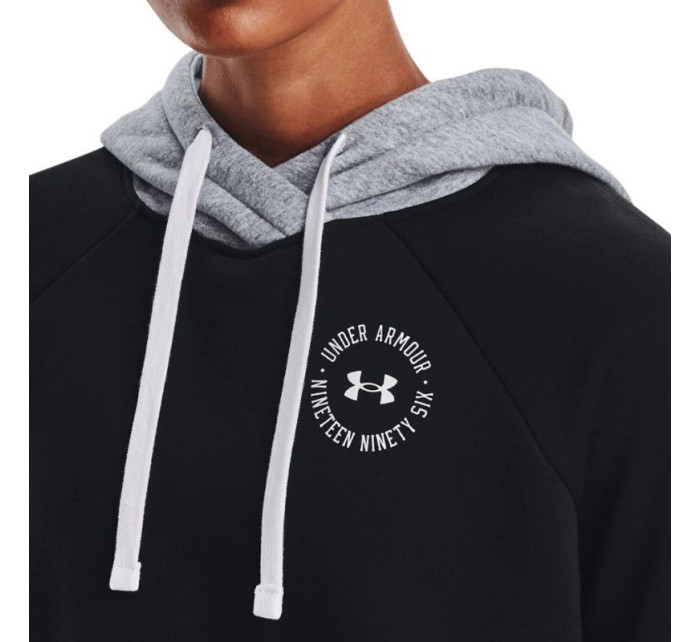 Dámská mikina Rival Fleece CB W 1373031 001 černo-šedá - Under Armour