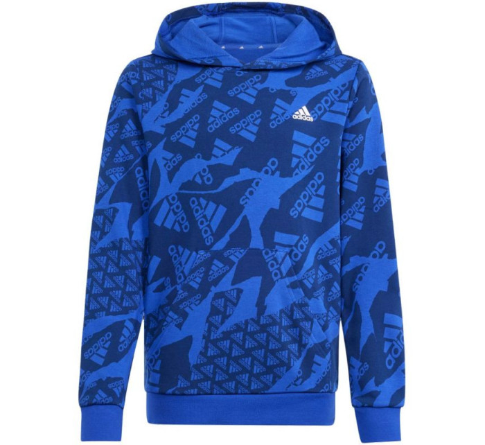 Mikina adidas Essentials Allover Print HD Jr IS2555