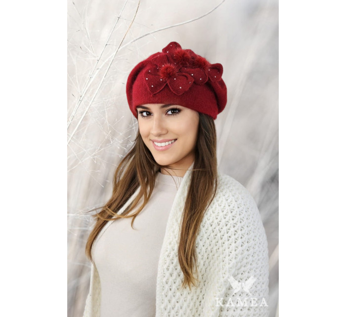 Beret model 19142453 Claret - Kamea