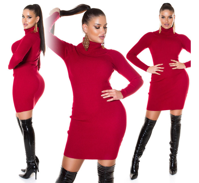 Sexy Ribbed model 19620938 Knit Dress - Style fashion