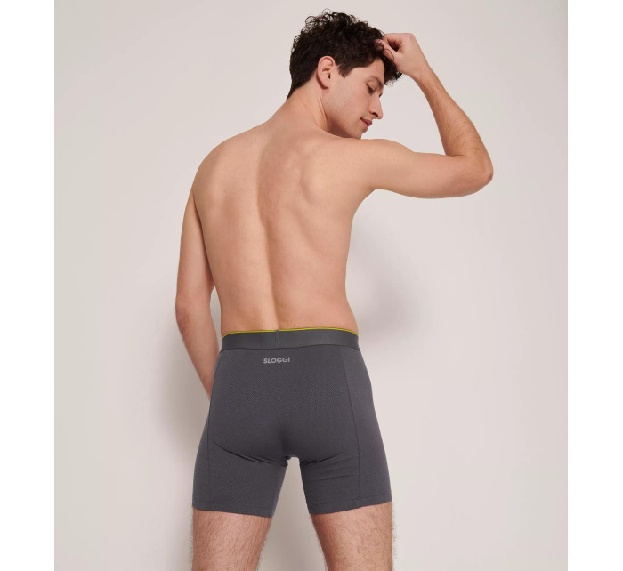 Pánské boxerky EVER Airy Short C2P - BLACK - černé M014 - SLOGGI