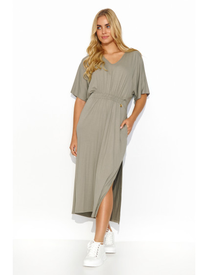 Makadamia Dress M822 Dark Grey