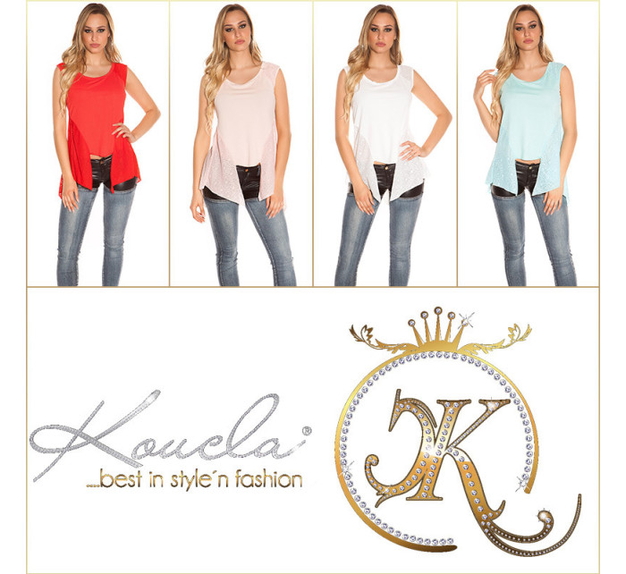 Koucla model 19608665 Top with sexy Back - Style fashion