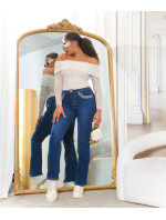 Sexy Highwaist Bootcut Jeans with glitter details