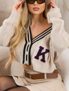 Sexy Koucla Knit Cardigan in College Style