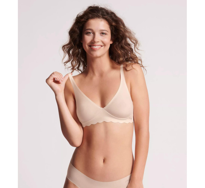 Dámská podprsenka ZERO Microfibre 2.0 Soft bra - ANGORA - ecru 6308 - SLOGGI