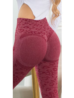 Sexy Highwaist Fitness Leggings "Leo" with Scrunch