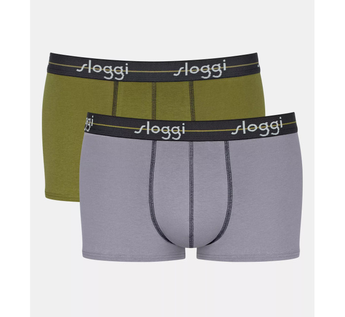 Pánské boxerky Start Hipster C2P box - GRAY - šedé M029 - SLOGGI