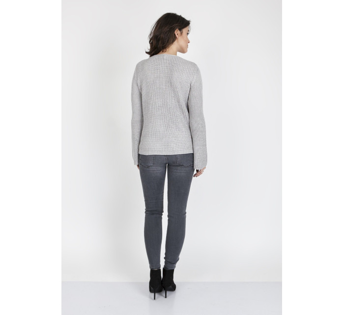 Dámský svetr Kylie SWE 117 Sweater Grey - MKMSwetters