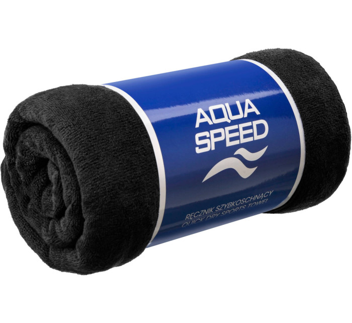 Ručník AQUA SPEED Dry Soft Black Pattern 07