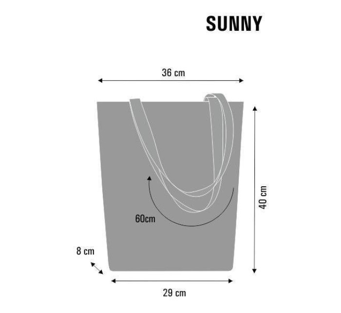 Plátěná taška Sunny model 20293210 Multicolour - Bertoni