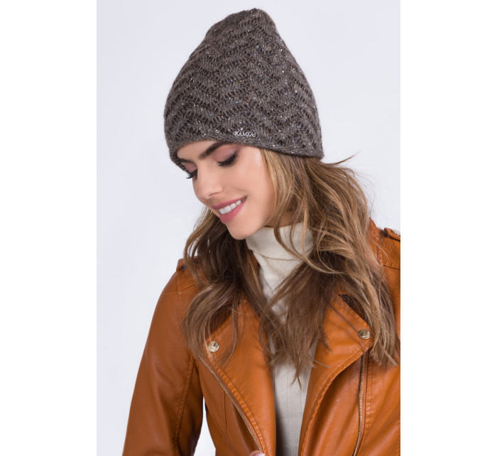 Hat model 17937680 Brown - Kamea