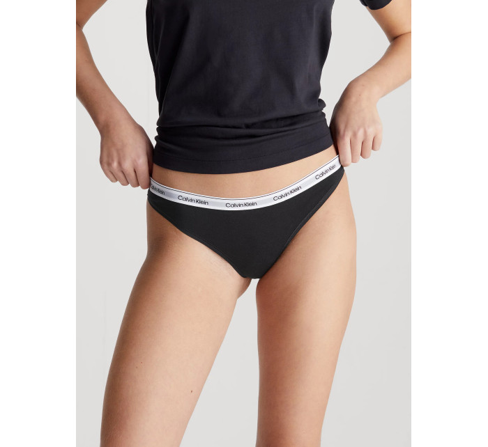 Dámské tanga 000QD5043E UB1 černé- Calvin Klein