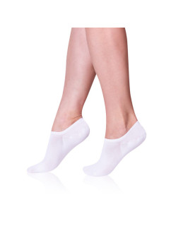 Unisex ponožky invisible BAMBUS SNEAKER SOCKS - BELLINDA - bílá