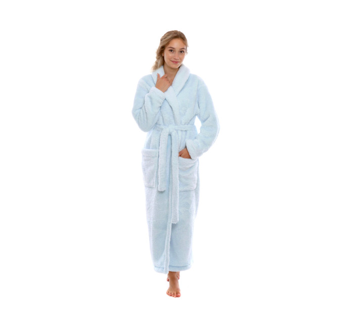 hřejivý unisex župan světle modrý  model 17031892 - Vestis