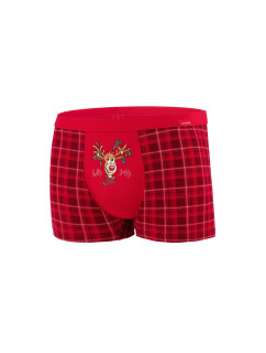 Boxerské šortky Rudolph 2 007/62 Red - Cornette