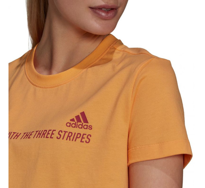 Koszulka adidas Gradient Logo Cropped W GM5579