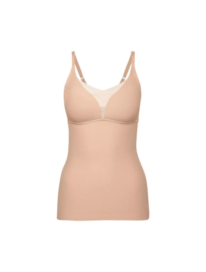 Dámský top Triumph Shape Smart Bra-Shirt - BROWN - hnědý 00EP - TRIUMPH