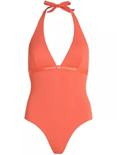 Dámský 1 kus HALTER ONE PIECE RP (EXT SIZES) UW0UW05259XMS - Tommy Hilfiger