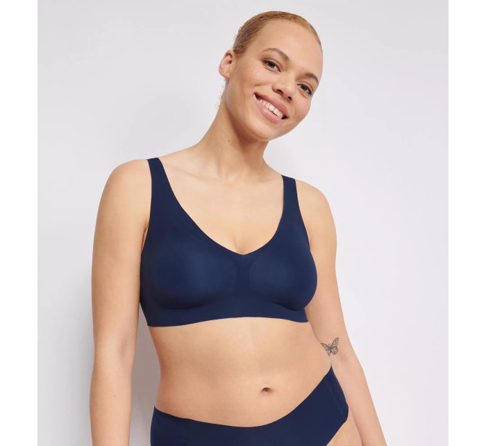 Dámská podprsenka  ZERO Feel 2.0 Bralette - BLUE - tm. modrá 2114 - SLOGGI