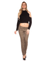 Sexy model 19595934 KouCla pants with glitter - Style fashion