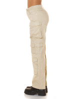 Sexy Highwaist Cargo Pants "beige"