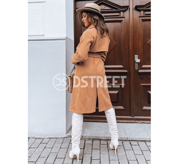 Dámský podzimní kabát NANCY camel Dstreet TY3885