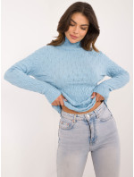 Sweter AT SW  jasny niebieski model 20493300 - FPrice