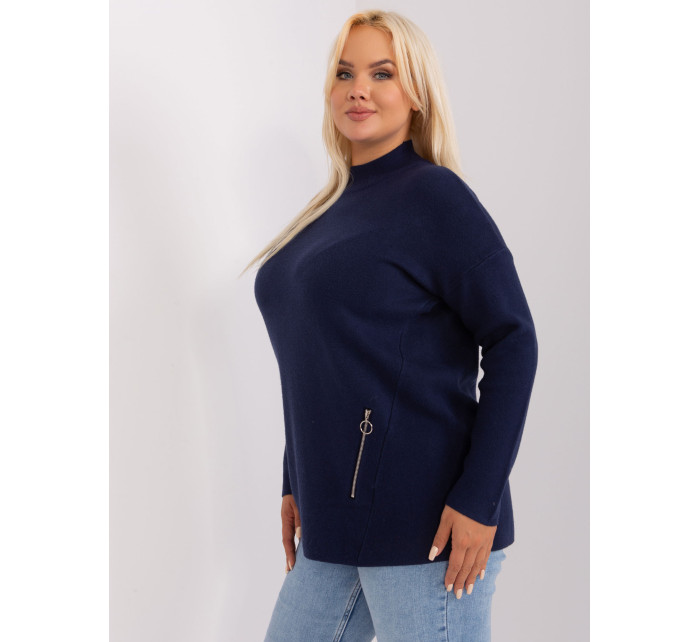 Sweter PM SW model 18949295 granatowy - FPrice