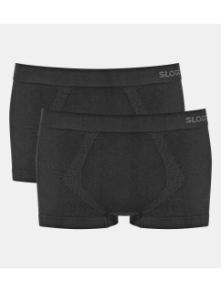 Pánské boxerky GO Smooth Hipster 2P - BLACK - černé 0004 - SLOGGI