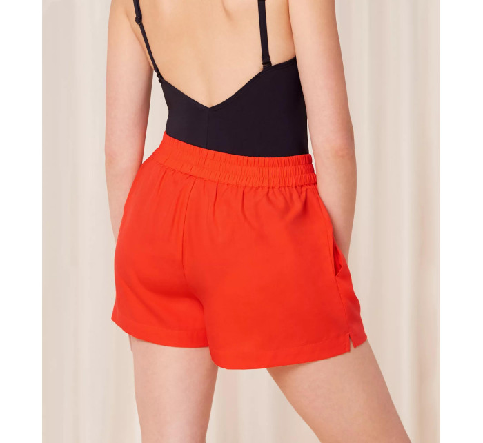 Dámské plážové šortky Beach MyWear SHORTS 01 sd - RED - oranžové 6714 - TRIUMPH