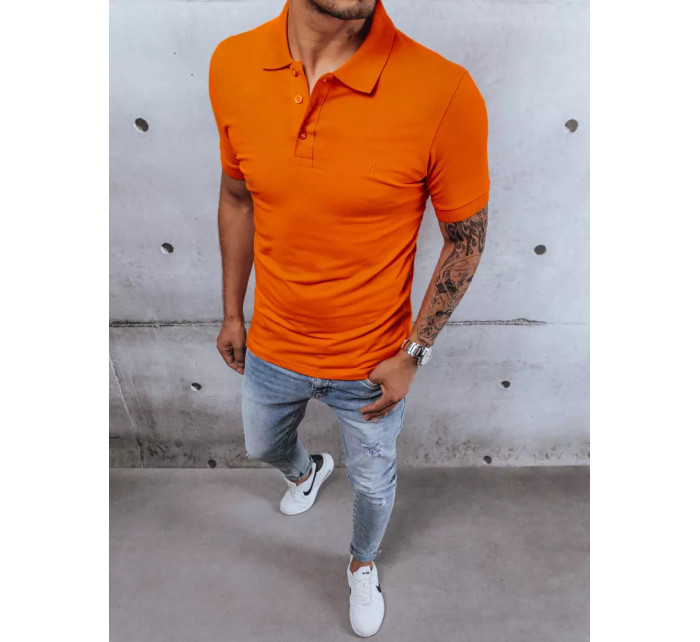 Oranžové polo tričko Dstreet PX0542