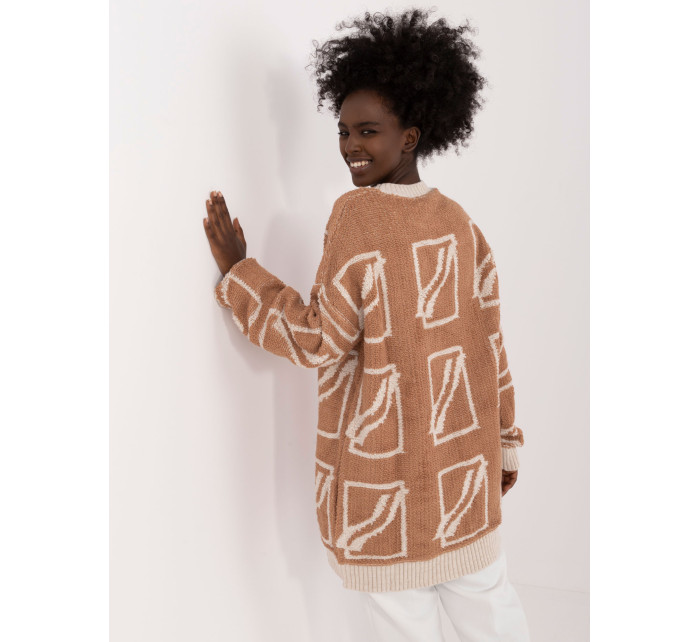 Sweter BA SW 0277.02 camelowy