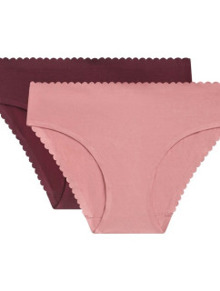 Dámské kalhotky 2 ks DIM BODY TOUCH MIDI BRIEF 2x - DIM - fialová