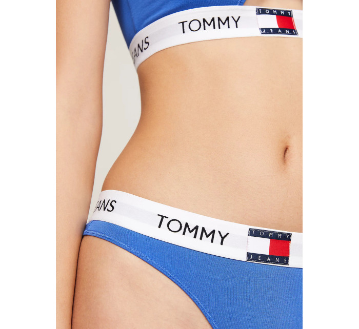 Dámské tanga EXT SIZES UW0UW04956 C6H  modré - Tommy Hilfiger