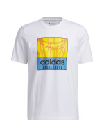 Pánské tričko adidas Chain Net Basketball Graphic Tee M IC1861